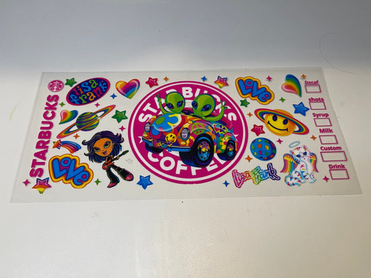 SB LisaFrank cup wrap