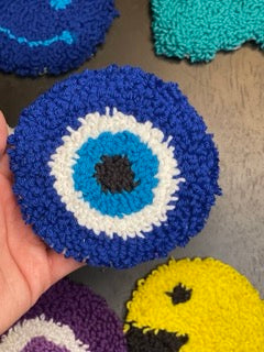 Evil Eye Mug Rug