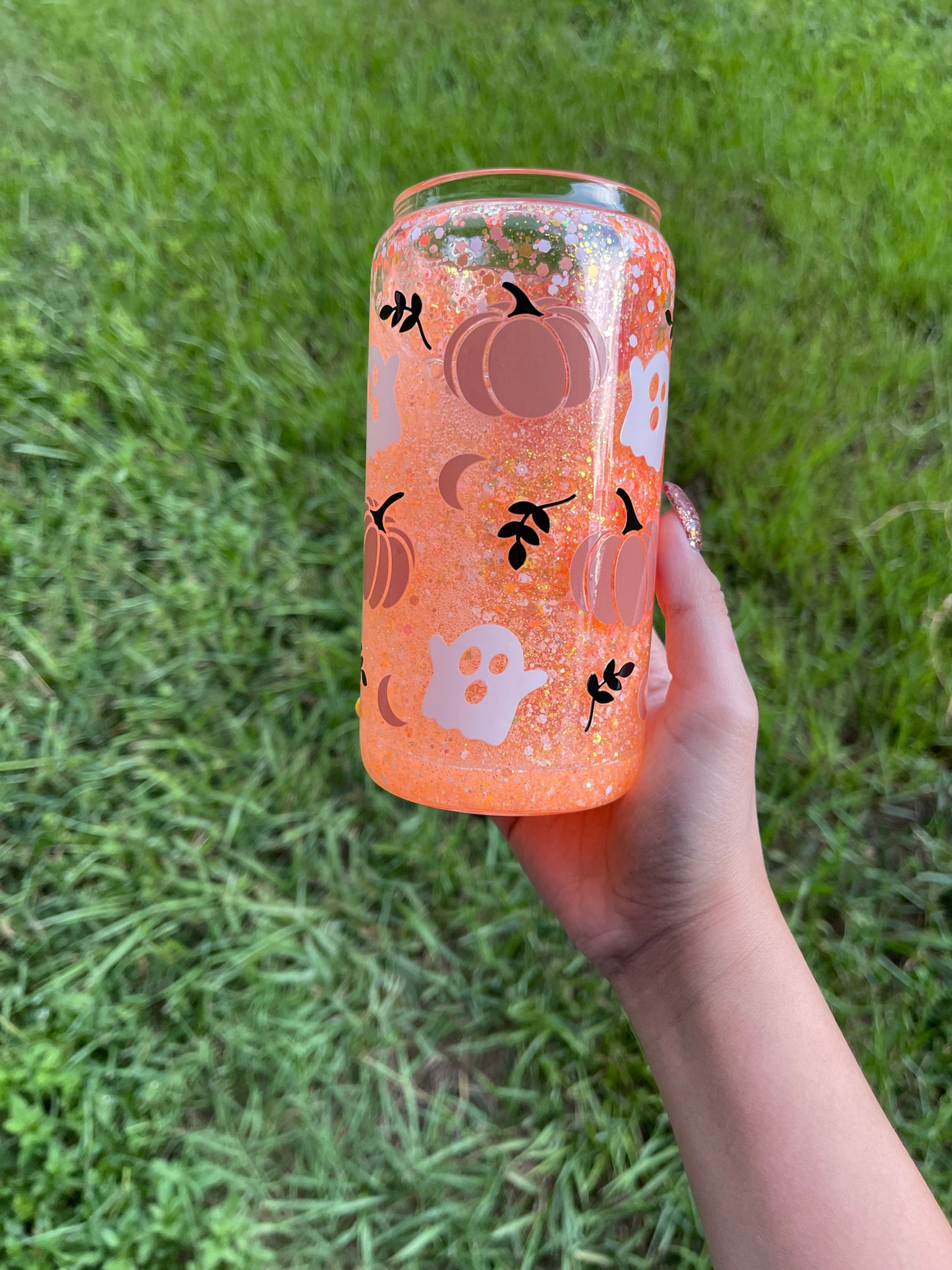 Cute Fall Ghosts cup